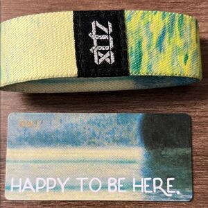 Zox "Happy To Be Here" Med. Wristband | #907 Limited Edition